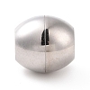 304 Stainless Steel Magnetic Clasps with Glue-in Ends STAS-Q151-2
