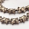 Electroplate Non-magnetic Synthetic Hematite Bead Strands G-F300-52A-06-1