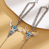 Alloy and Synthetic Turquoise Ring Bracelets for Women FS-WG192DC-02-2