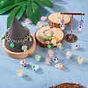 32Pcs 8 Colors Luminous Transparent Resin Pendants FIND-TA0002-48-8