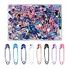 200Pcs 8 Colors Iron Safety Pins FIND-FS0002-78-1