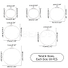 304 Stainless Steel Hoop Earrings STAS-UN0017-83P-5