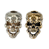 2Pcs 2 Colors Brass European Beads KK-FH0007-33-1