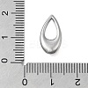 Anti-Tarnish 304 Stainless Steel Pendants STAS-D192-01S-3
