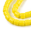 Opaque Solid Glass Bead Strands GLAA-N047-09-F03-3