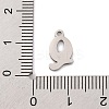 Non-Tarnish 201 Stainless Steel Charms STAS-U016-01P-Q-3