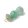 30Pcs 30 Styles 304 Mixed Gemstone Chip Beaded Connector Charms PALLOY-JF02873-01-6