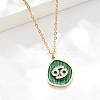 304 Stainless Steel Micro Pave Cubic Zirconia constellation Pendant Necklaces NJEW-R021-01G-04-1