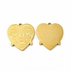 Ion Plating(IP) 304 Stainless Steel Pendants STAS-F290-24G-1