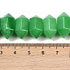 Dyed Natural Malaysia Jade Double Terminated Point Beads Strands G-T142-96-5