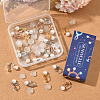 24Pcs 4 Colors Brass Clip-on Earring Findings KK-SC0006-68A-7
