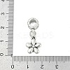 Rack Plating Brass European Dangle Charms KK-R200-01AS-01-3