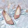 2 Pairs Transparent Silicone Ball-of-Foot Cushions for High-heeled Shoes AJEW-ME0001-54-3