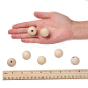 Natural Unfinished Wood Beads WOOD-S651-25mm-LF-3