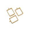 Alloy Open Back Bezel Big Pendants PALLOY-TA0021-02G-3