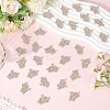30Pcs Zine Alloy Rhinestone Cabochons FIND-SC0019-86-3