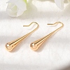 Brass Teardrop Dangle Earrings for Women EJEW-A154-01A-G-2
