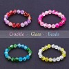 Baking Paint Crackle Glass Bead CCG-PH0002-6mm-02-8