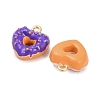 Alloy Enamel Pendants ENAM-A014-01G-2