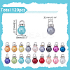 120Pcs Imitation Pearl Acrylic Charms PALLOY-WR00016-2