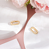 2Pcs Brass Spring Gate Rings KK-BBC0024-20G-01-4