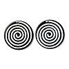 Opaque Acrylic Pendants SACR-L003-12-1