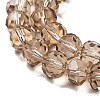Transparent Glass Bead Strands GLAA-G013-10mm-90-6