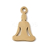 304 Stainless Steel Charms STAS-H247-05G-1