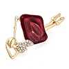 Zinc Alloy Crystal Rhinestone Brooches LS-JEWB-I031-08B-2