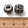 304 Stainless Steel European Beads STAS-D191-08J-AS-2