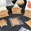 100Pcs Paper Bracelet Display Cards CDIS-WH0027-11B-02-5