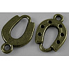 Tibetan Style Alloy Horseshoe Pendants LS-MLF1169Y-1