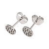 304 Stainless Steel Stud Earring Findings STAS-P434-06A-P-1