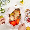 Flower Printed Cotton Foil Lunch Bags AJEW-WH20001-92-3