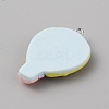 Opaque Resin Pendants RESI-CJC0011-32C-03-2