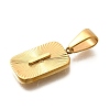 304 Stainless Steel Pendants STAS-S161-01I-G-2