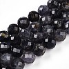 Natural Cordierite/Iolite/Dichroite Beads Strands G-S345-8mm-27-1