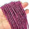 Natural Ruby Beads Strands X-G-L597-B01-01-1