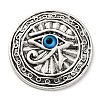 Eye of Ra Alloy & Plastic Brooch Pin JEWB-Z031-07AS-2