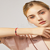 1Pc Adjustable Nylon Cord Braided Bracelets for Women Men BJEW-LP0001-31B-D-4