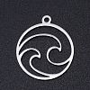 Non-Tarnish 201 Stainless Steel Laser Cut Pendants STAS-S105-T966-1-1