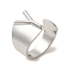 Non-Tarnish 201 Stainless Steel Finger Rings RJEW-H223-04P-Y-3