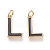 Brass Enamel Pendants KK-R139-03L-1