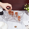 Acrylic Holders for 6 Round Shot Glasses AJEW-WH0473-04-3