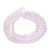 Transparent Painted Glass Beads Strands DGLA-A034-T3mm-A05-5