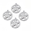 Non-Tarnish 201 Stainless Steel Pendants STAS-N098-076P-2
