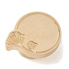Geometric Leaf Frame Brass Stamp Heads LS-AJEW-H149-03G-03-2