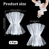 Gauze Lady Tulle Lace Oversleeve AJEW-WH0596-070A-2