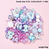 60G 2 Colors Acrylic Beads MACR-YW0003-36A-2