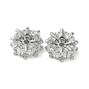 Brass Micro Pave Cubic Zirconia Spacer Beads KK-U045-16P-02-1